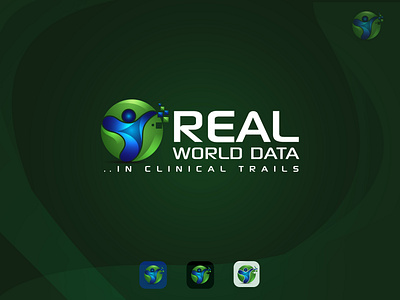 Real World Data - Digital Tool Logo Design abstract logo branding combination mark logo creative creative logo design digital logo digital tool graphic design logo logodesign modern logo vector