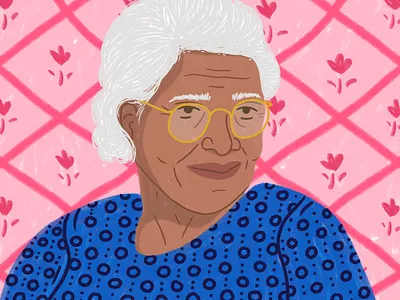 6/100 Juanita Craft: Underrated Civil Rights Icon black lives matter civil rights editorial illustration illustration juanita craft portrait illustration texas monthly thisisnewsworthy