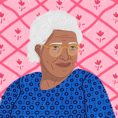 6/100 Juanita Craft: Underrated Civil Rights Icon black lives matter civil rights editorial illustration illustration juanita craft portrait illustration texas monthly thisisnewsworthy