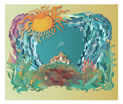 dream that stole my heart adobe illustrator design digitalart graphic design illustration vector wacom