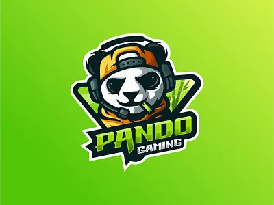 pando angry brand character e sport esport esports logo mascot panda panda esport sport