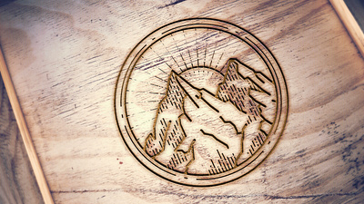 Phydeaux Logo Lasercut brand branding design logo