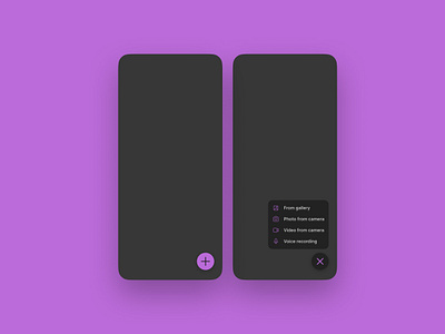 Create New - DailyUI 090 090 add app create create new daily ui dark mode design minimal ui