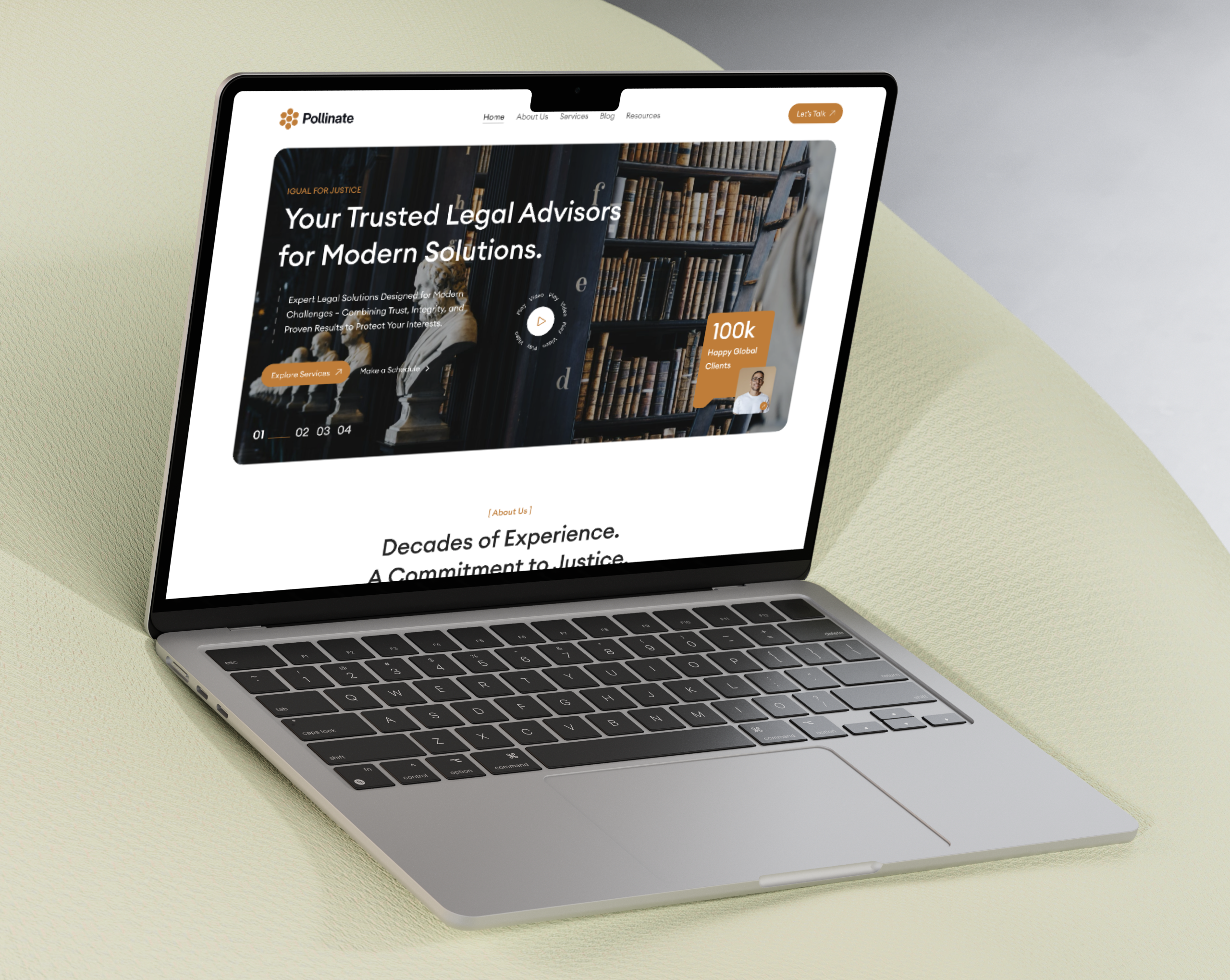 Example of Modern Multi Page Website Design