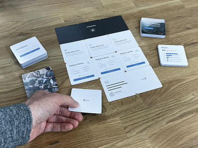 Kickstarter Coming Soon analog cards deck design physical product ui ui design ui kit ux ux design ux kits wireframe wireframes