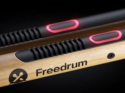 Freedrum product images 3d animation c4d cinema4d drums drumsticks motion graphics redshift