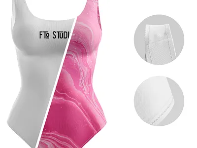 Swimming Suit Mockup Set body bodysuit branding design layered mock up mockup mockup psd mockup template psd suit summer swim template