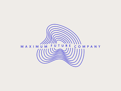 Maximum Future Company – Logo adrenaline adventure branding extreme hiking letspanda logo minimal minimalist mountain topography type typography