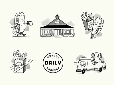 Sammy the sandwich adobe illustrator branding butcher cafe character deli delivery design food grocery store illustration illustrations local market mascot sammy sandwich store vegetables