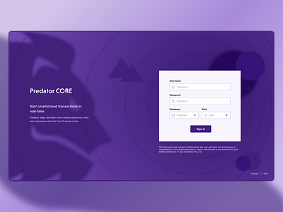 New login page design ui ux