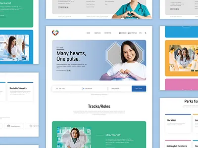 Nahdi - Website design branding design development graphic design illustration logo minimal typography ui ux vector web design website website design