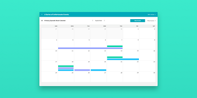 Telescope app calendar calendar ui design event netflix schedule app ui uiux ux web web app