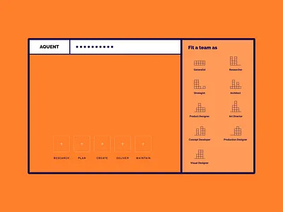 Persona app game grid icon interaction interface matrix ui uiux ux web web app