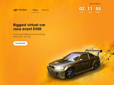 Race day design ui ux