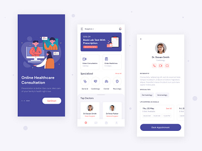 Medical Mobile App healthcare healthcare app mobile app mobile design