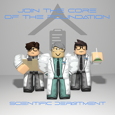 Scientific Department Recruitment Poster roblox robloxgfx