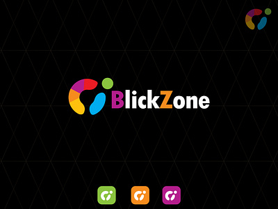 BlickZone - Companies Advertising Logo Design abstract logo branding combination mark logo companies advertising creative creative logo design graphic design logo logodesign modern logo vector