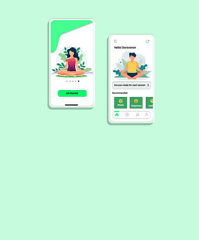 meditation app concept app app design design meditation app ui ux