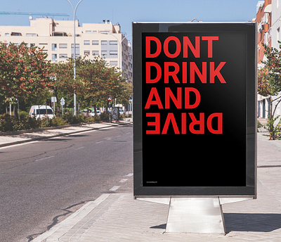 Don't drink and drive campaign adobe affiche art billboard book bookcover bookcoverdesign creative flyer music musical posters print prints promo promotion promotional design theater theatre