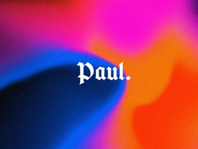 sermon graphic: paul acts blackletter christian christian design church church design colorful design fun gradient paul sermon notes simple