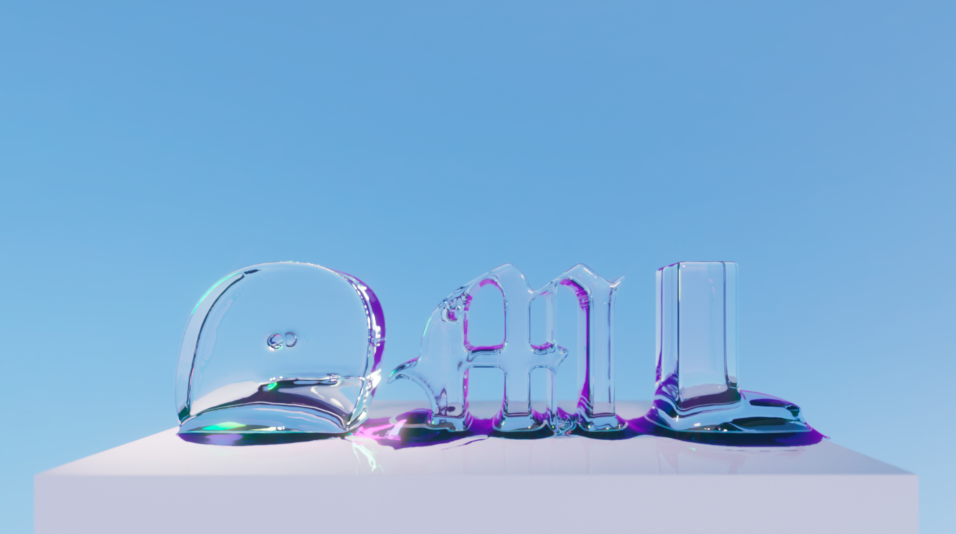 Logo simulation experiments. Houdini. 3d animation blender branding c4d cinema4d clouds design houdini logo logos melting motion motion design octane redshift simulation smoke typography water