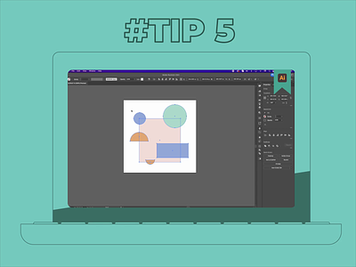 #Tip 5 Illustrator : Isolation Mode in Illustrator. design graphic design illustration illustrator tips isolated object isolation isolation mode object selection quick tips single object selection tipstricks vector