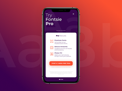 Paywall app figma illustration mobile paywall ui ux