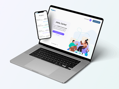 UI design with Figma: Tus Giros animation app design branding design system figma fintech illustration prototype ui user experience user flow user journey user persona user testing ux