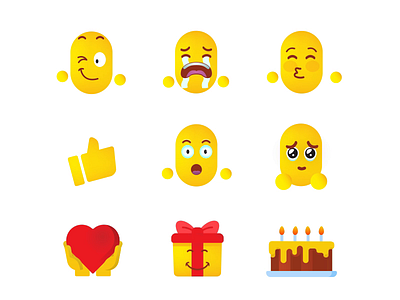 Emoji Animation 2d animation character emoji flat gif gif animated icon icon animation icon set illustration motion motion graphic sticker