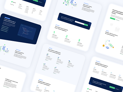 Easy Tax - Landing Page colors design fintech flat illustration landing page minimal minimalistic modern tax tech technology ui uiux ux uxui