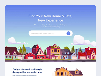 Ngebo - Real Estate Landing Page animation clean elegant header homepage illustration inspiration landing page landing page design landing page ui minimal motion property website real estate real estate design real estate website web design web ui website website design