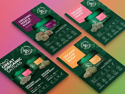 Cannabis Pst Card Design branding card design graphic design weed