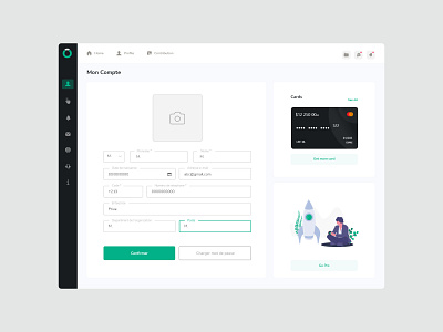 Dashboard UI. dashboad design flat design ui