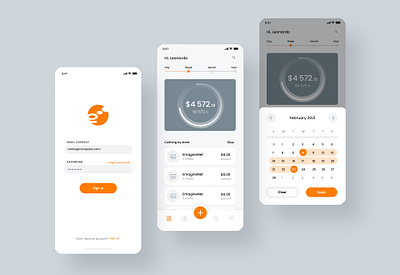 Quick, finance app app finance ui ux web