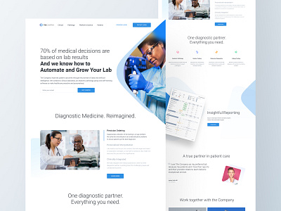 Medicine Company web site design interface light pure ui user ux web