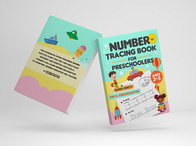 Book Cover Design amazon kdp amazon kindle book book cover book cover design children book coloring book cover design kdp kdp cover kids kids book number tracing preschool