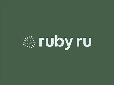 Ruby Ru | Bakery & Restaurant Branding bakery brand icon branding classic graphic design green logo modern pie pie safe pie tin restaurant retro typewriter vintage