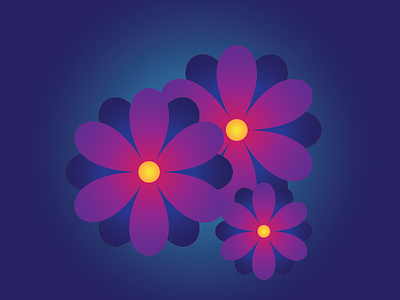 flowers design illustration minimal