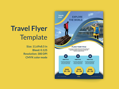 Travel Flyer Design advertising beach booking holiday holiday flyer holiday tour hotel luxury promotion resort summer summer tour summer vacation tour flyer tourism tourism flyer travel travel agency travel flyer traveling