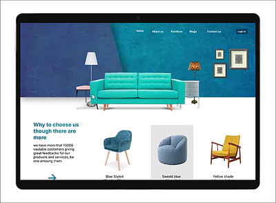 damroindia.com - FURNITURE ONLINE STORE LANDING PAGE 3d animation app app design behance branding design dribble fashion figma graphic design highfidility illustration interface logo motion graphics photoshop ui vector webpage prototype