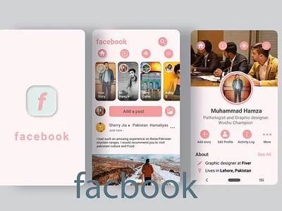 FACEBOOK UI app app design branding creative desiginspiration design design art illustration ui ui design uidesign uiux ux uxui