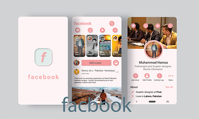 FACEBOOK UI app app design branding creative desiginspiration design design art illustration ui ui design uidesign uiux ux uxui
