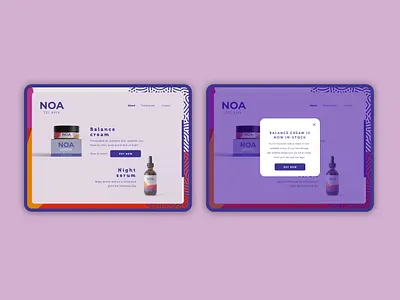 096 #DailyUI In-Stock branding cosmetics dailyui dailyuichallenge design illustration digital ui ui design ux website website design