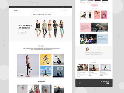 Women's Athleisure Shopify Theme Layout business design dropshipping ecommerce minimal modern ui online shopify shopifydeveloper shopifydropshipping shopifyexpert shopifyplus shopifyseller shopifyshop shopifystores shopifytheme shopifywebsite ui webdesign woocommerce