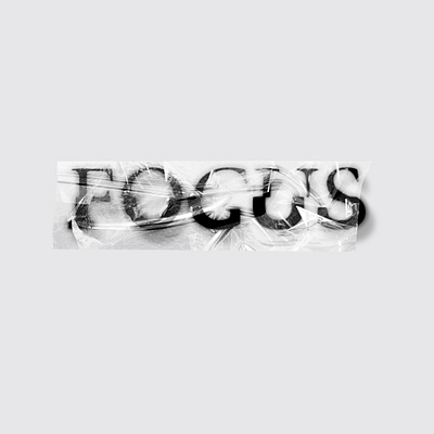 Focus: Text Exploration branding design font logo photoshop texture typography web