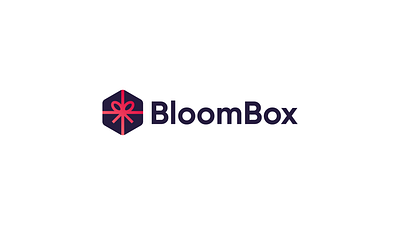 BloomBox - Logo Design bitcoin block blockchain bloom box branding crypto defi design ethereum gift happy birthday logo red redesign sauced token typography vector