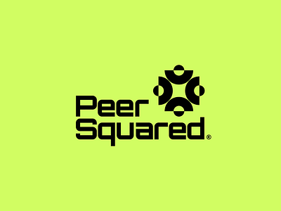 Peer Squared brand branding icon logo logo design logodesigner logomark mark minimal symbol vector