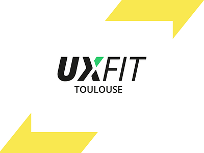 uxfit branding design fitness logo logotype sport typography