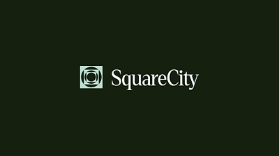Square City: Iteration 01 brand identity branding graphic design logo serif type