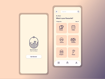 Bakery UI bakery beginner design designs figmadesign food app latest minimal mobile app mobile app design mobile design mobile ui product design ui ui ux ui design uidesign ux ux ui